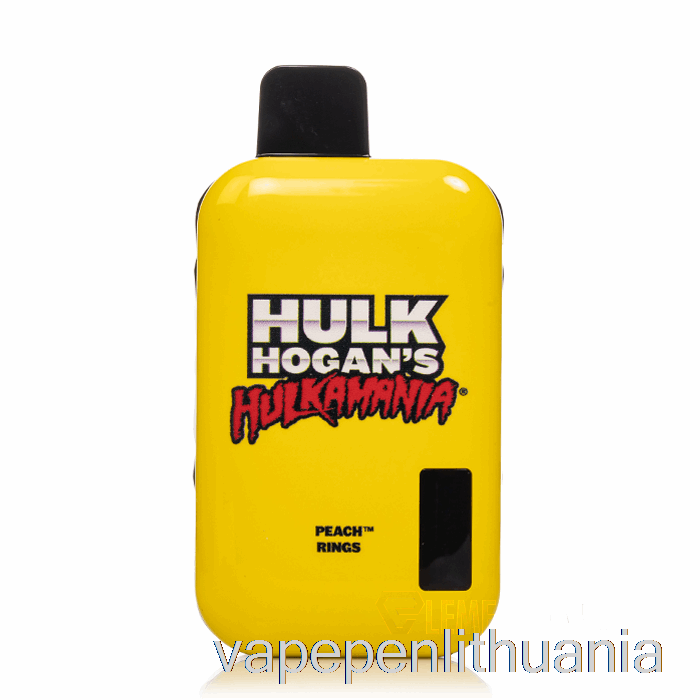 Hulk Hogan Hulkamania 8000 Vienkartiniai Persikų žiedai Vape Skystis